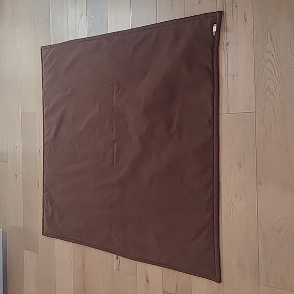 EUC Pottery Barn Throw Blanket Brown/Grey Faux Fur Heavy Weight Sofa Blanket - Picture 4 of 11